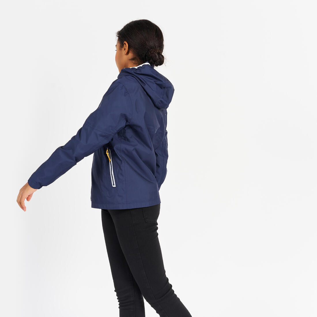 Veste imperméable et coupe vent de voile enfant, 100 navy