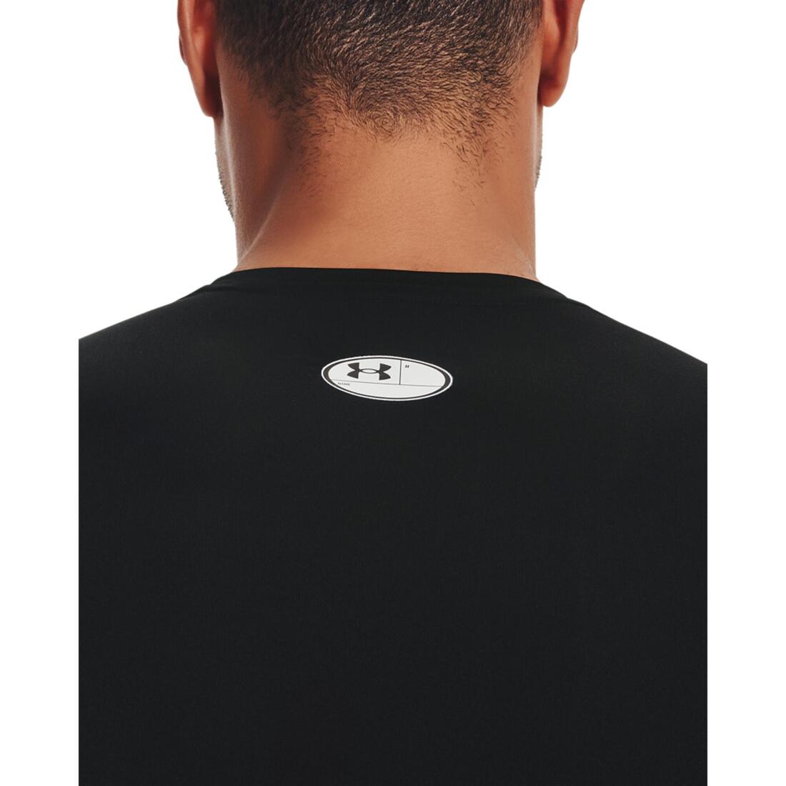 T-shirt compression manches longues HeatGear® homme, noir