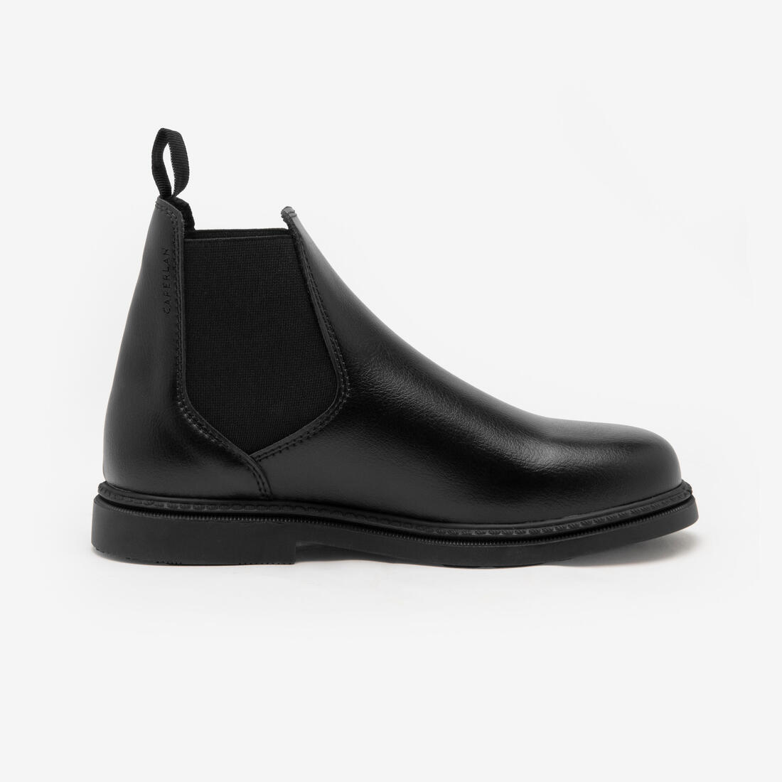 Boots équitation synthétique junior - 500 noires