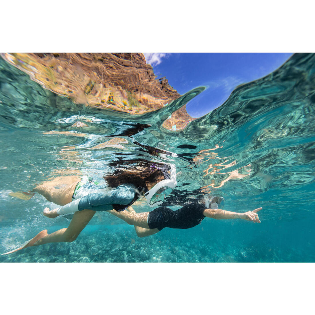 Masque easybreath snorkeling enfant XS (6-10 ans) - SANS SAC