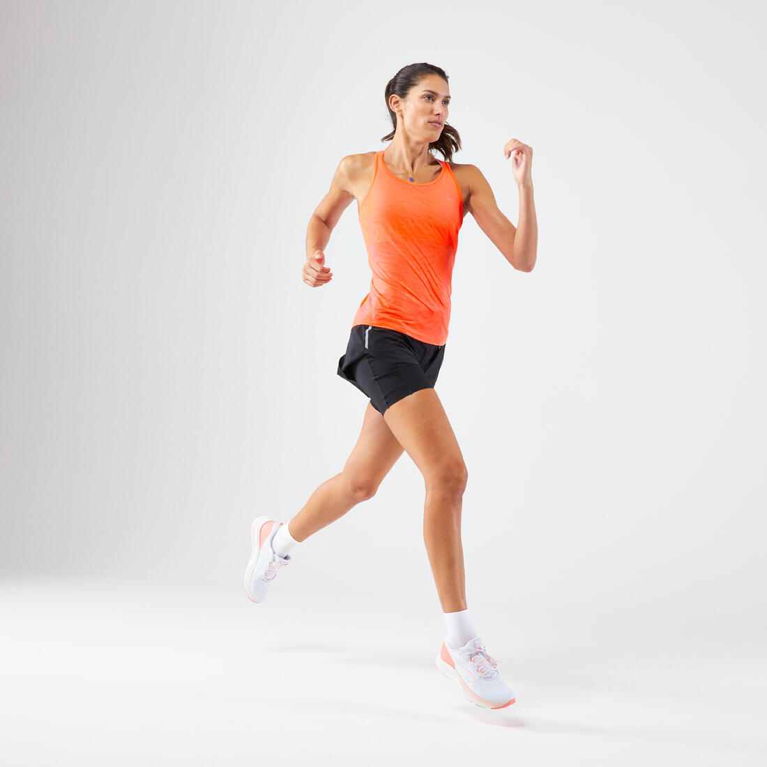 Débardeur running sans couture femme - kiprun run 500 confort lavande