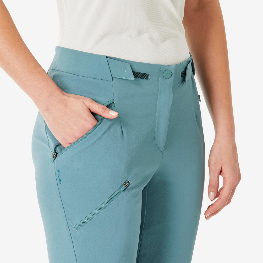 Pantalon de randonnée montagne - MH500 - noir - Femme