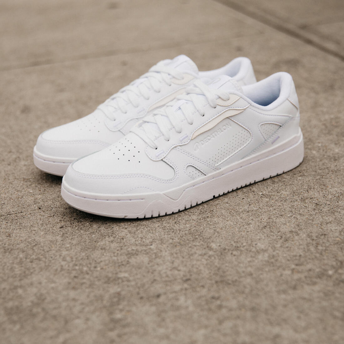 Baskets en cuir CJ80 homme blanche