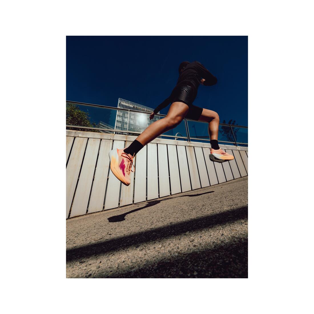 Chaussures de running route femme, Kiprun Kipstorm tempo