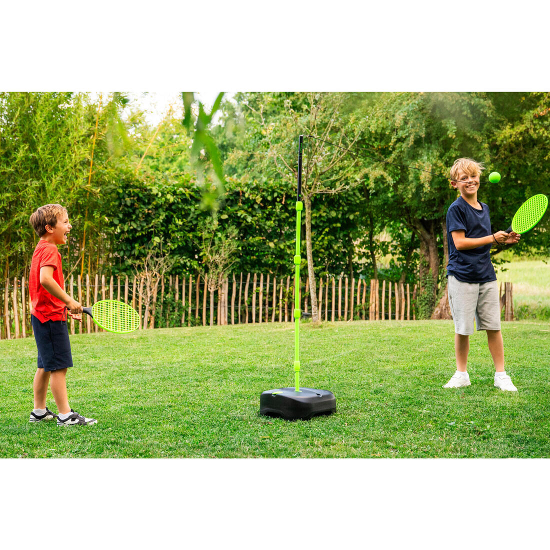 Pack de Speedball (1mât, 2 raquettes et 1 balle) TURNBALL JUNIOR NOIR JAUNE