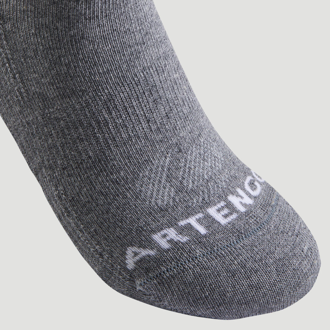 CHAUSSETTES TENNIS ENFANT BASSES ARTENGO RS 160 GRIS LOT DE 3