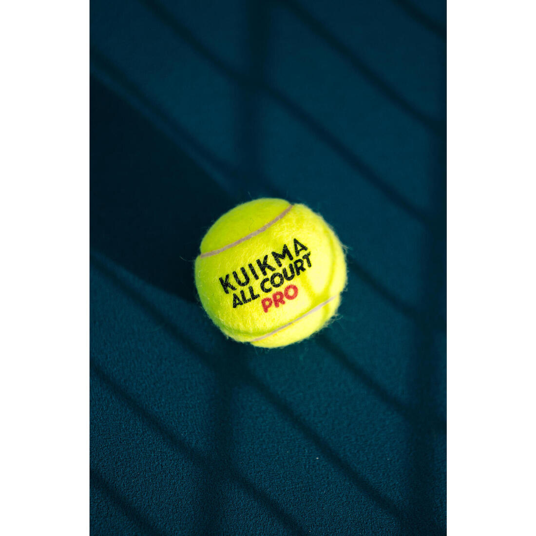Balle de tennis polyvalente tube de 4, Kuikma all court pro