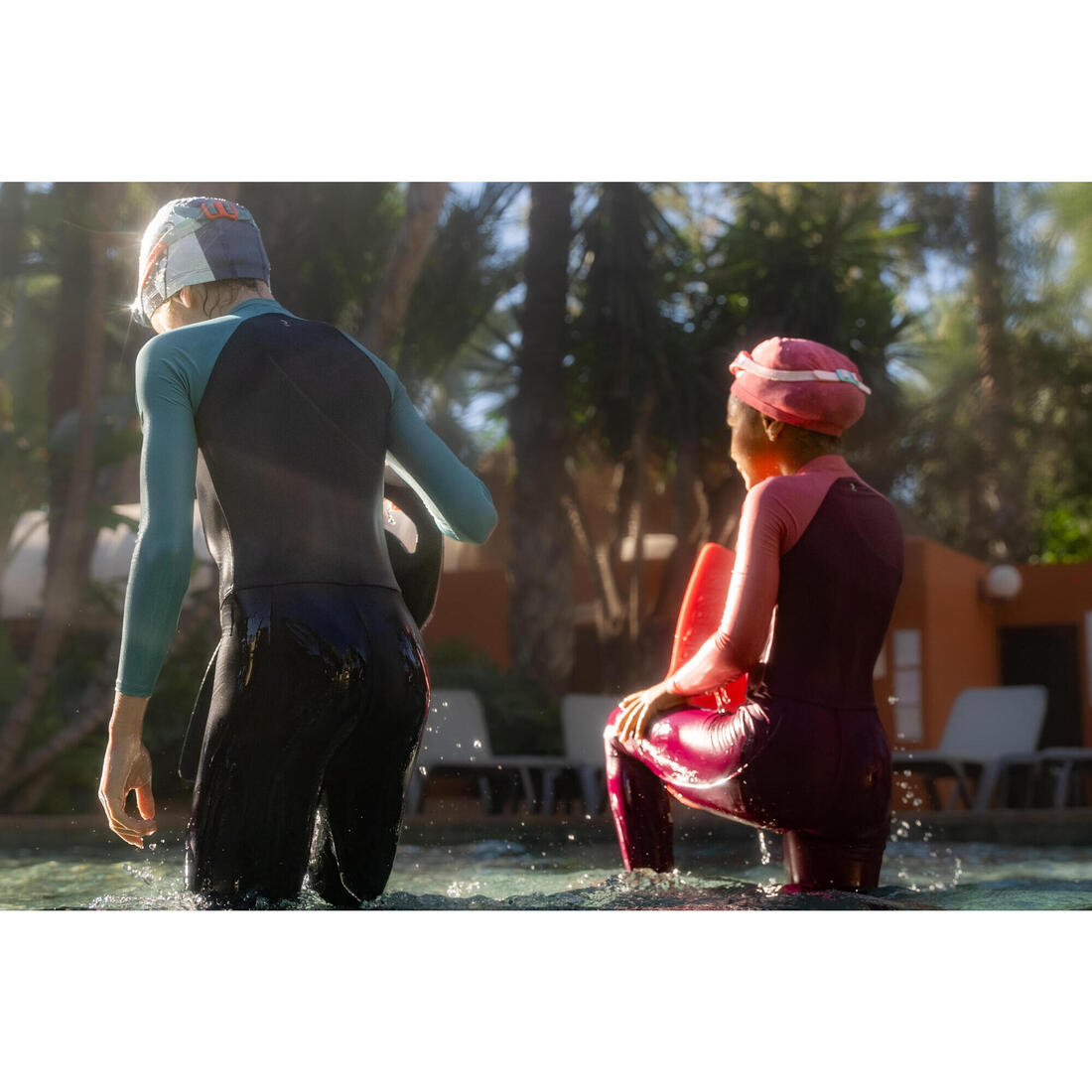 Bonnet de Bain en Maille - Tissu Uni - Taille S