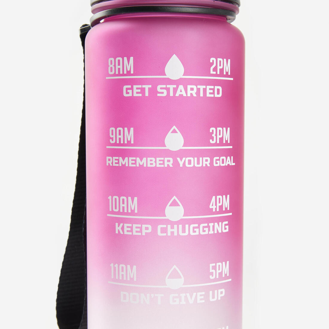 Gourde de fitness motivation 1 litre