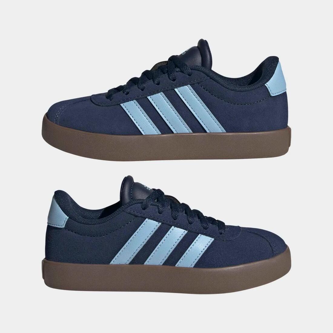 Chaussures en cuir enfant, bleu