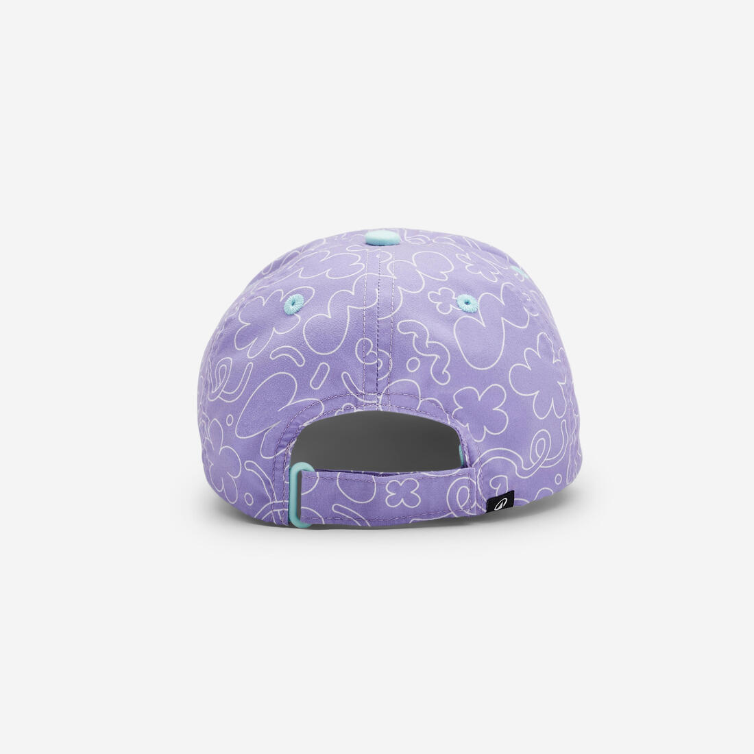 Casquette multisport ajustable bébé mixte, Rose blanc terracotta