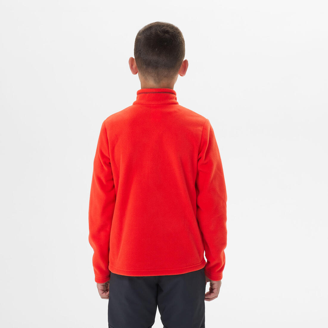 Polaire de randonnée enfant 7-15 ans, MH100 demi zip