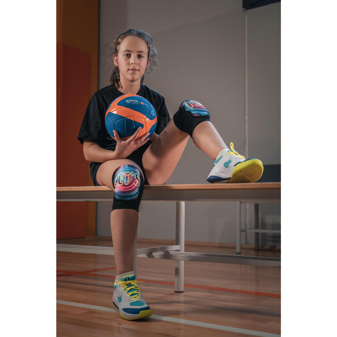 Genouillères de volley-ball VKP100 noires