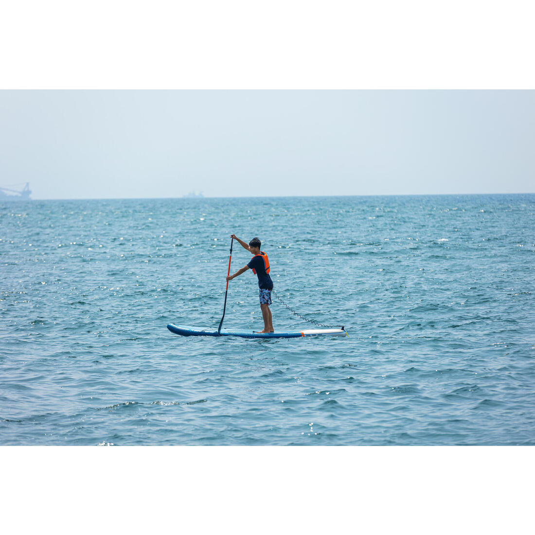 Pagaie de stand up paddle 500 en 2 parties - 170-210 cm fibre et