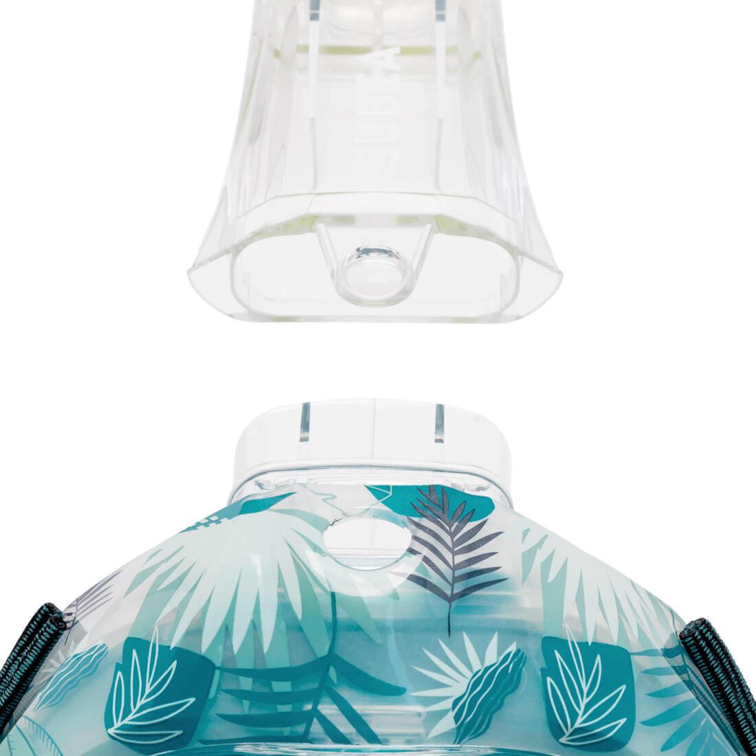 Masque snorkeling surface easybreath + avec valve acoustique > 10 ans - jungl