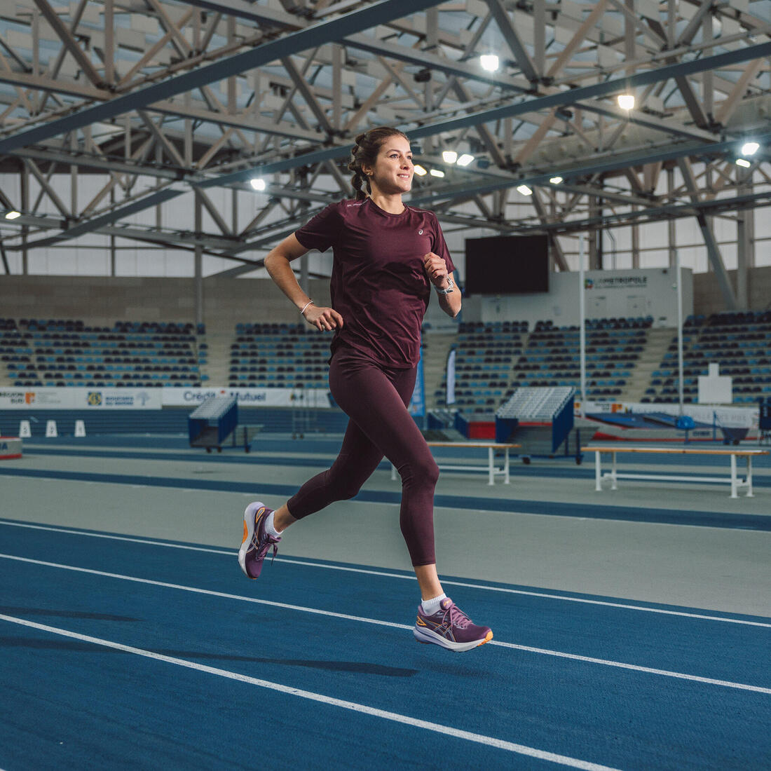 Chaussures running femme, Asics Superion 8 violet