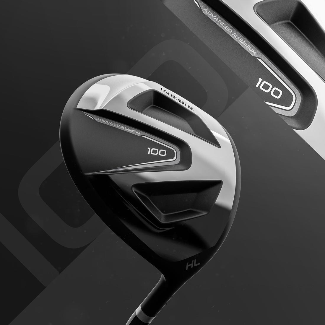 DRIVER ADULTE GAUCHER GRAPHITE TAILLE 2 - INESIS 100