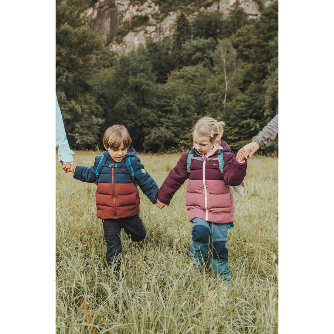 Doudoune de randonnée violette - enfant 2-6 ans