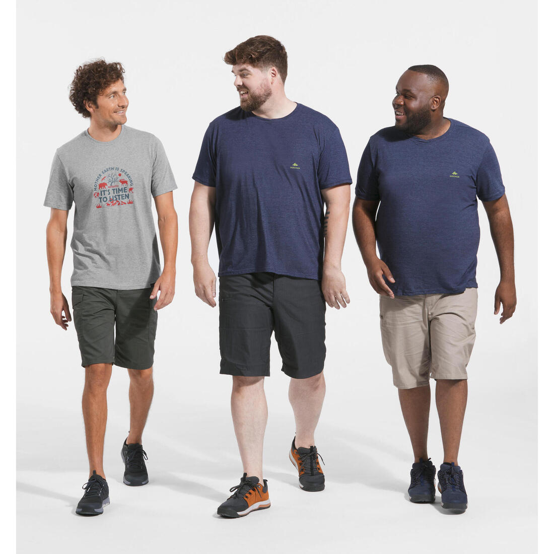 Short de randonnée homme, NH500 Regular
