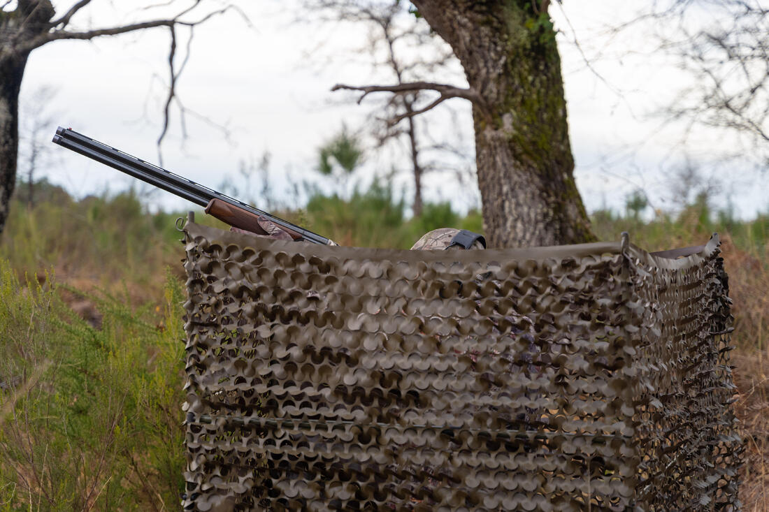 FILET CHASSE CAMOUFLAGE RÉSISTANT VERT ET MARRON 4M x 1,75M