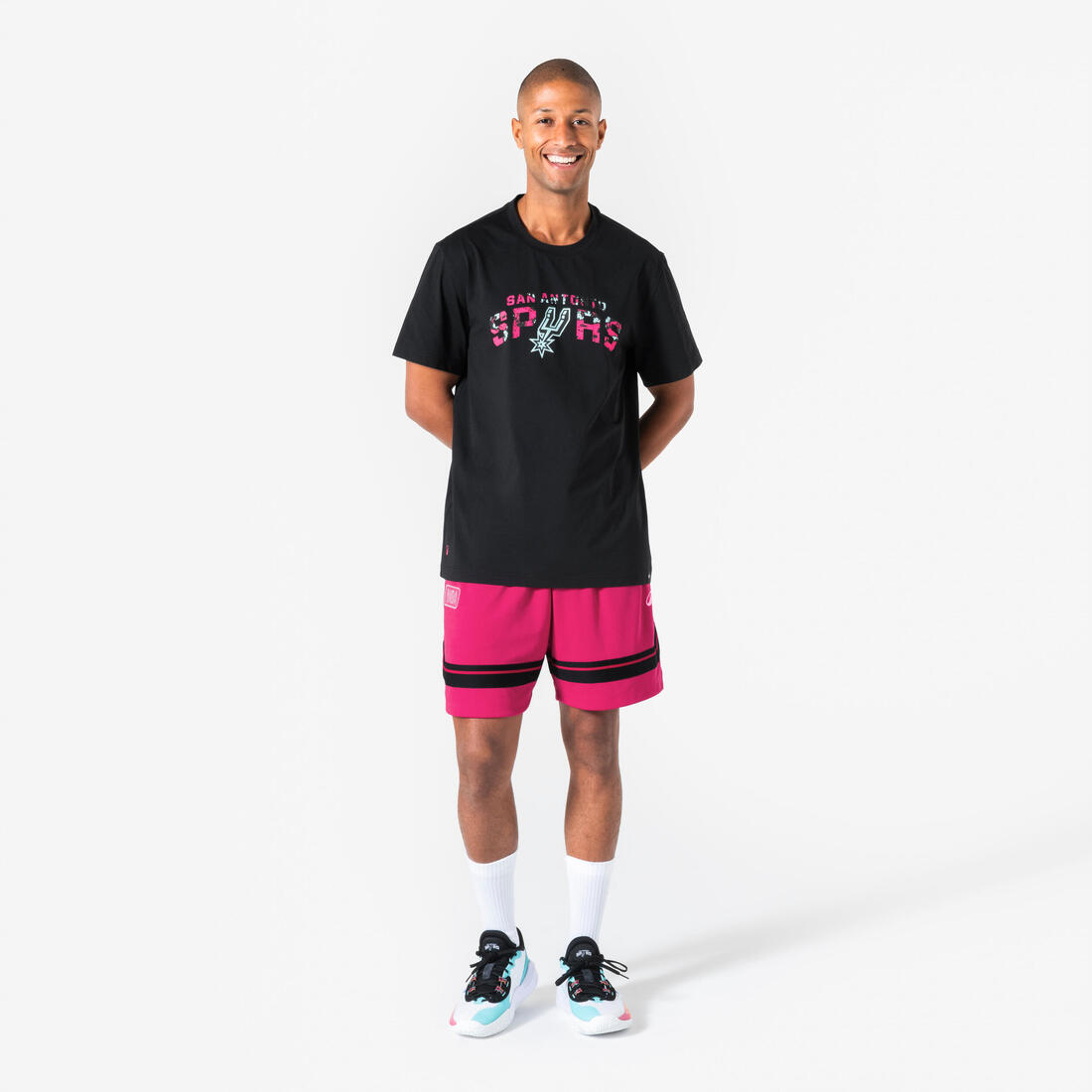 Short de basketball NBA Lakers homme/femme - SH 900 AD