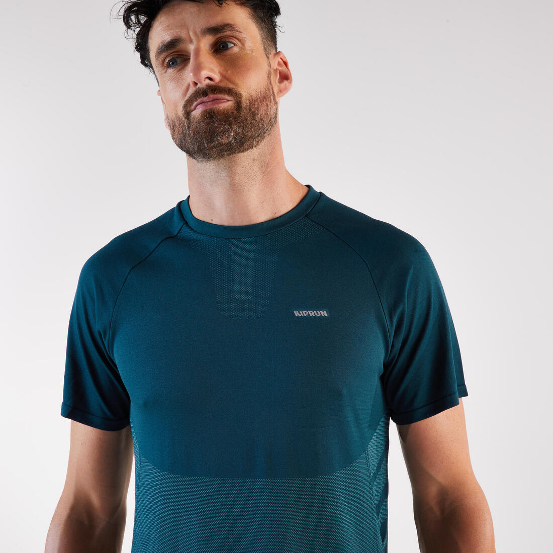 T-shirt de running sans coutures homme - kiprun run 500 confort