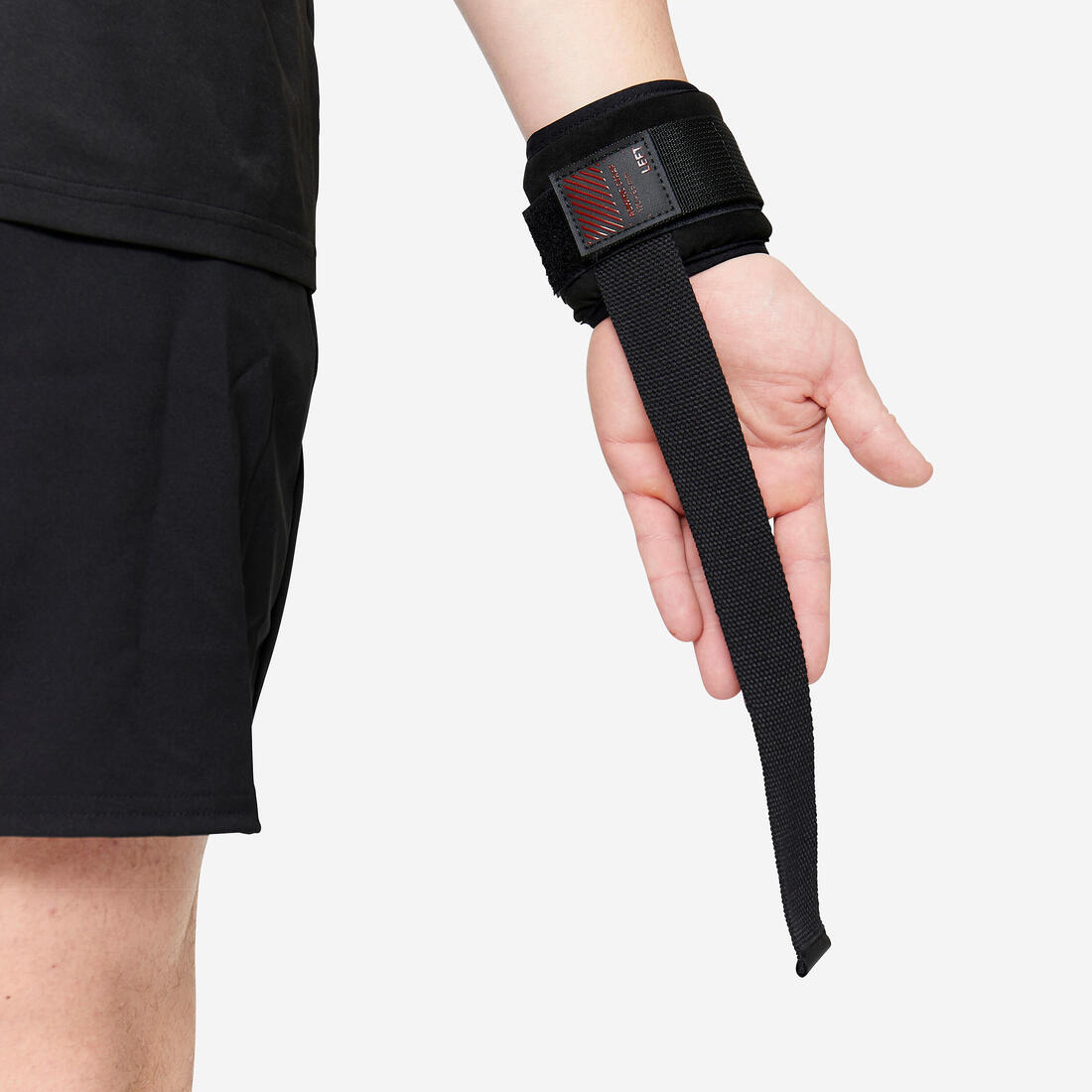 Sangle de tirage musculation avec confort poignet - noir