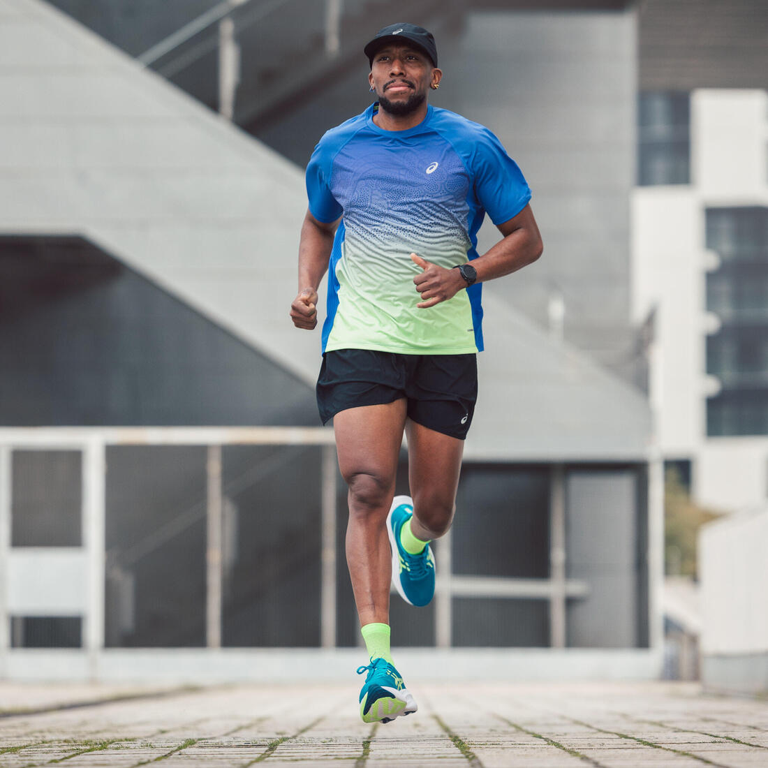 Chaussures de running homme, Asics Gel Ziruss 9 Bleu et