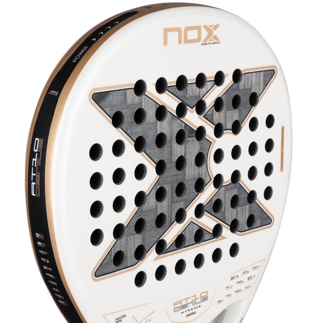 Raquette de Padel Adulte NOX AT10 Genius 12K Alum Xtrem 26 by Agustín Tapia