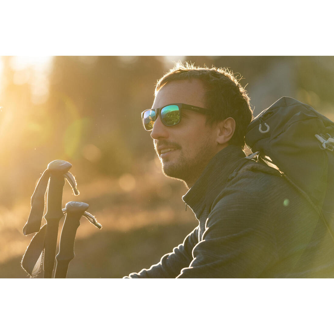 Lunettes de soleil randonnée - MH140 - adulte - polarisantes catégorie 3