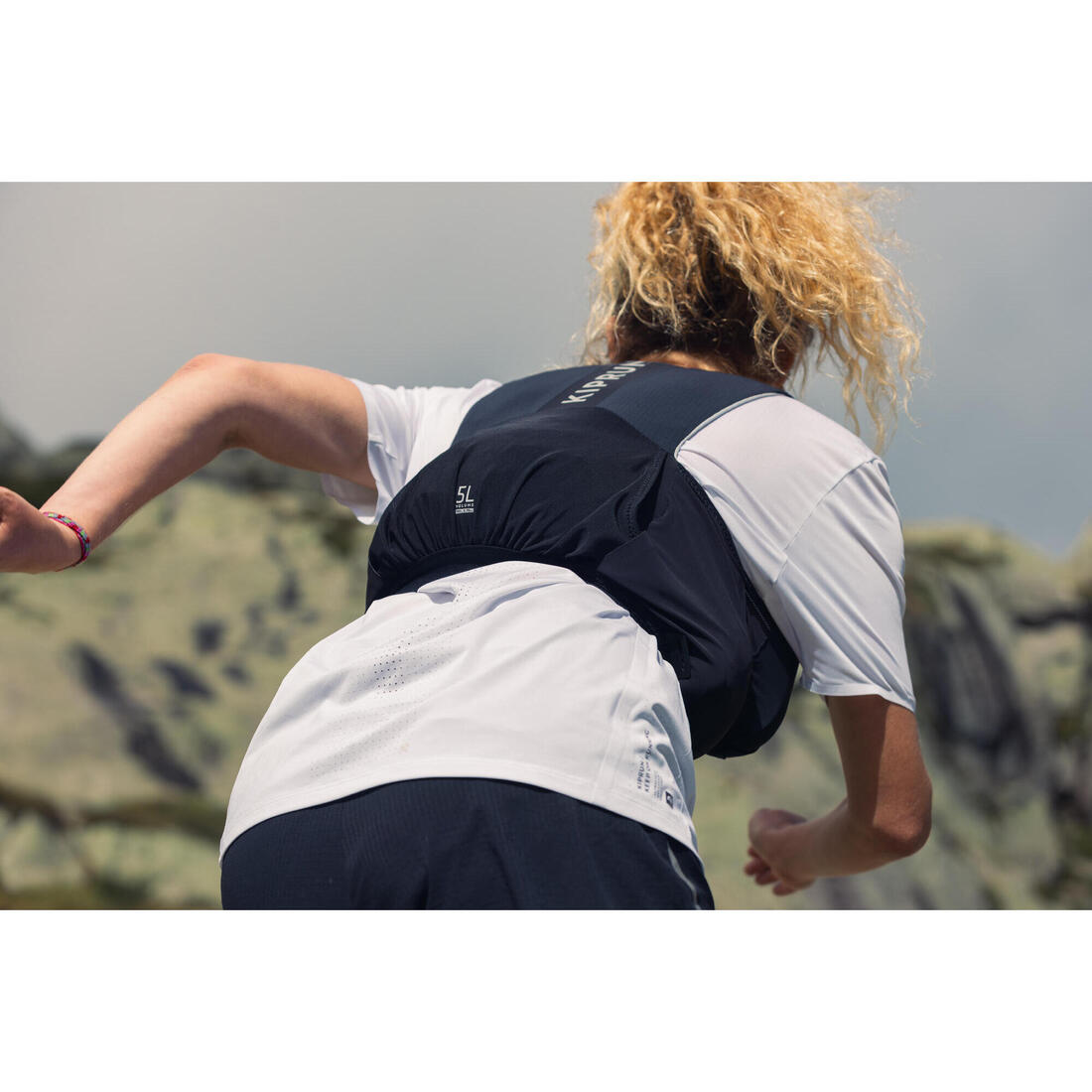 Gilet trail running compétition porte flasques mixte - KIPRUN 900 RACE 5L