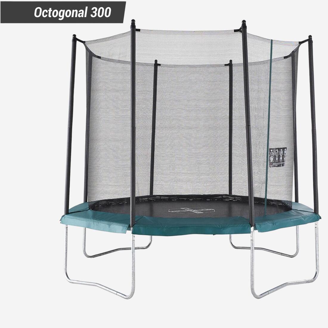 Poteau bas pour filet, pièce détachée trampoline, Hexagonal 240 / Octogonal 300