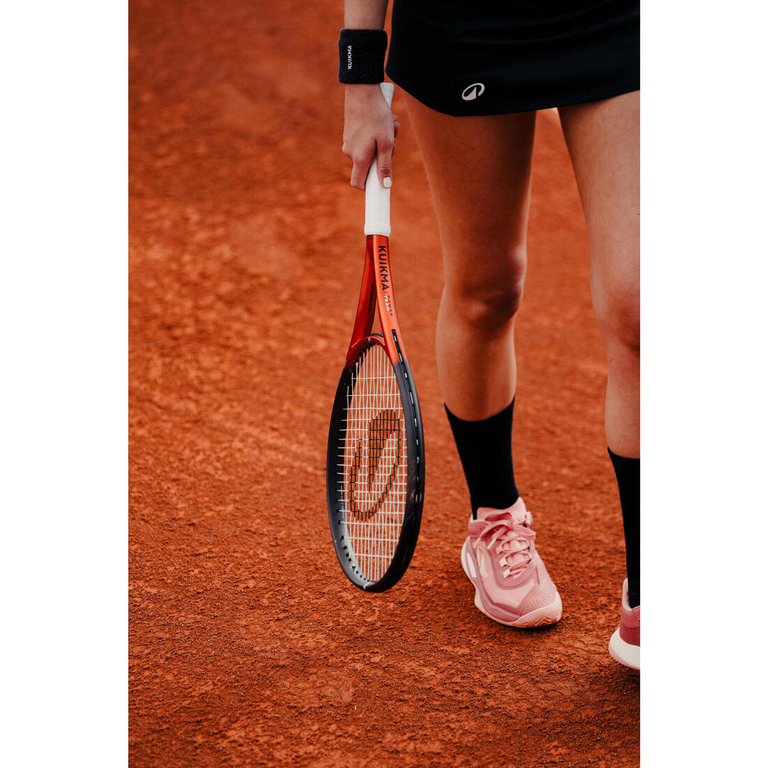 Raquette de tennis adulte, Kuikma Power Team 280g Orange