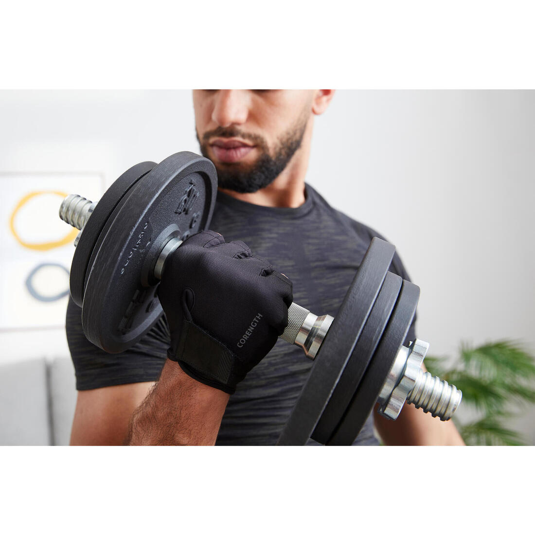 Gants de musculation - noir