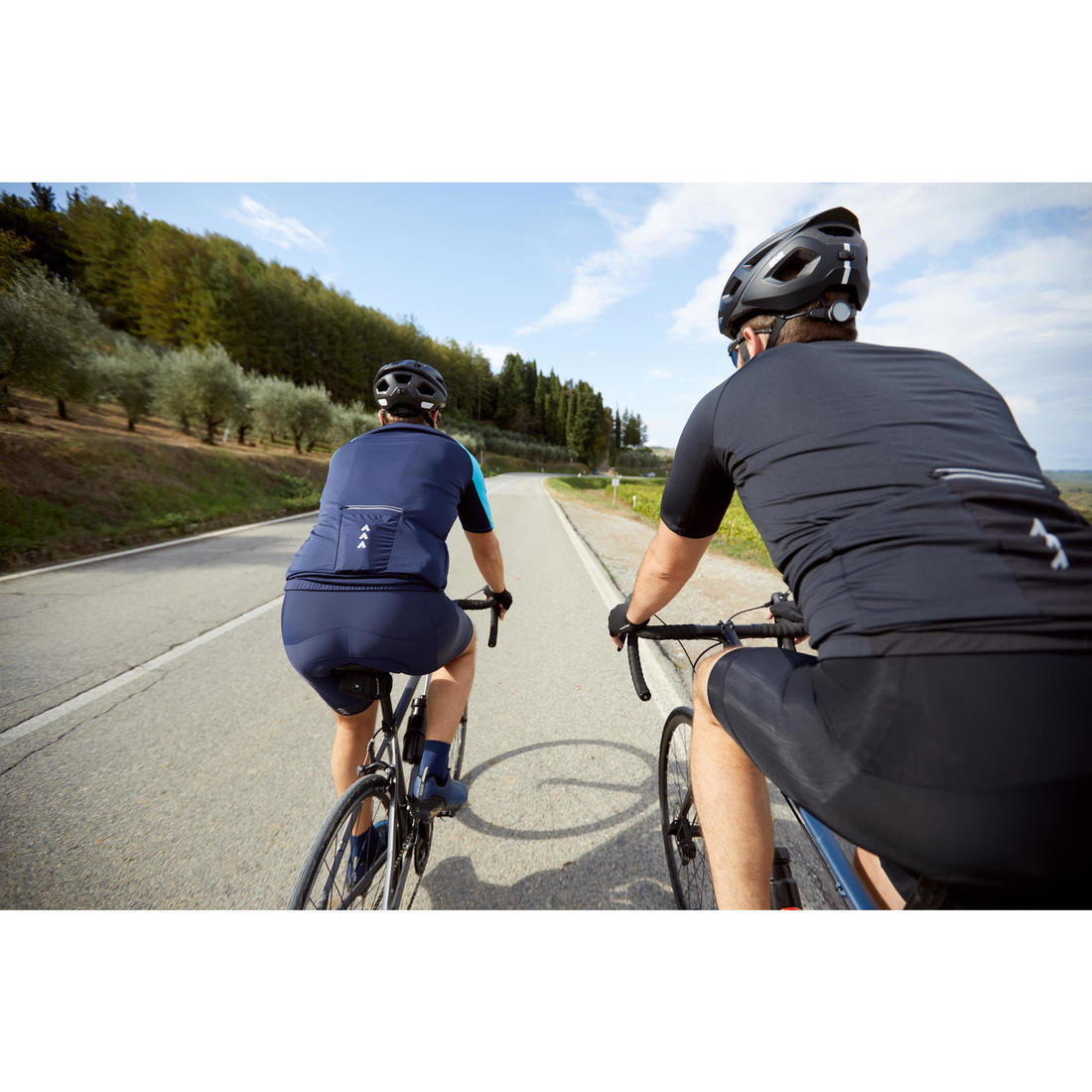 CUISSARD VELO ROUTE SANS BRETELLES HOMME CYCLOTOURISME RC100