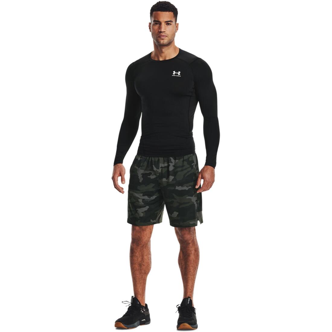 T-shirt compression manches longues HeatGear® homme, noir