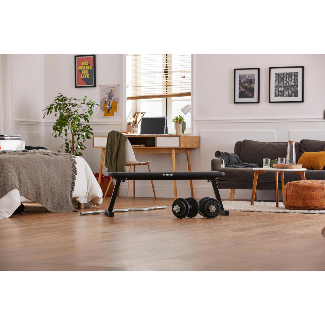 Banc de musculation pliable - bench 100