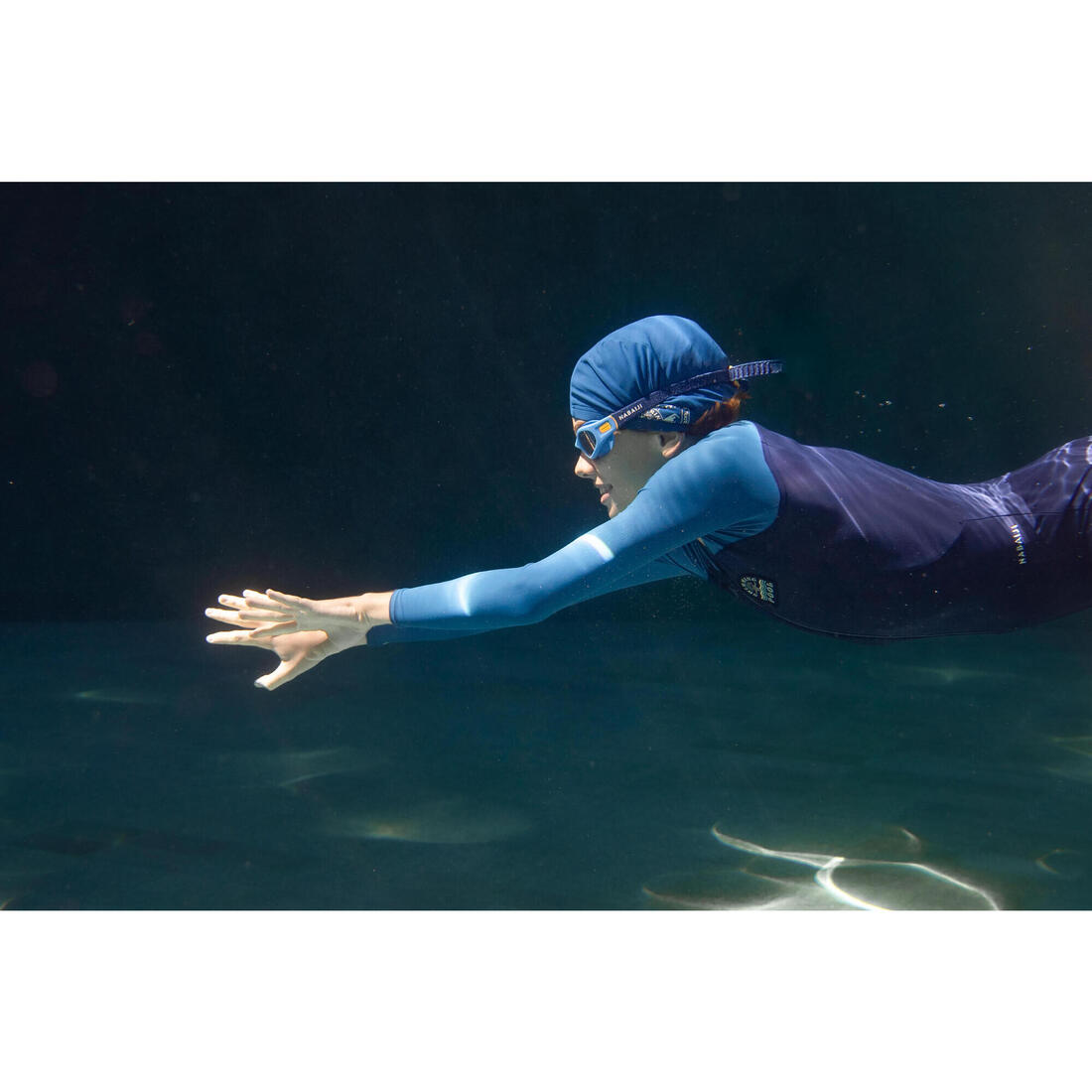 Bonnet de Bain en Maille - Tissu Imprimé - Taille S - Pantai