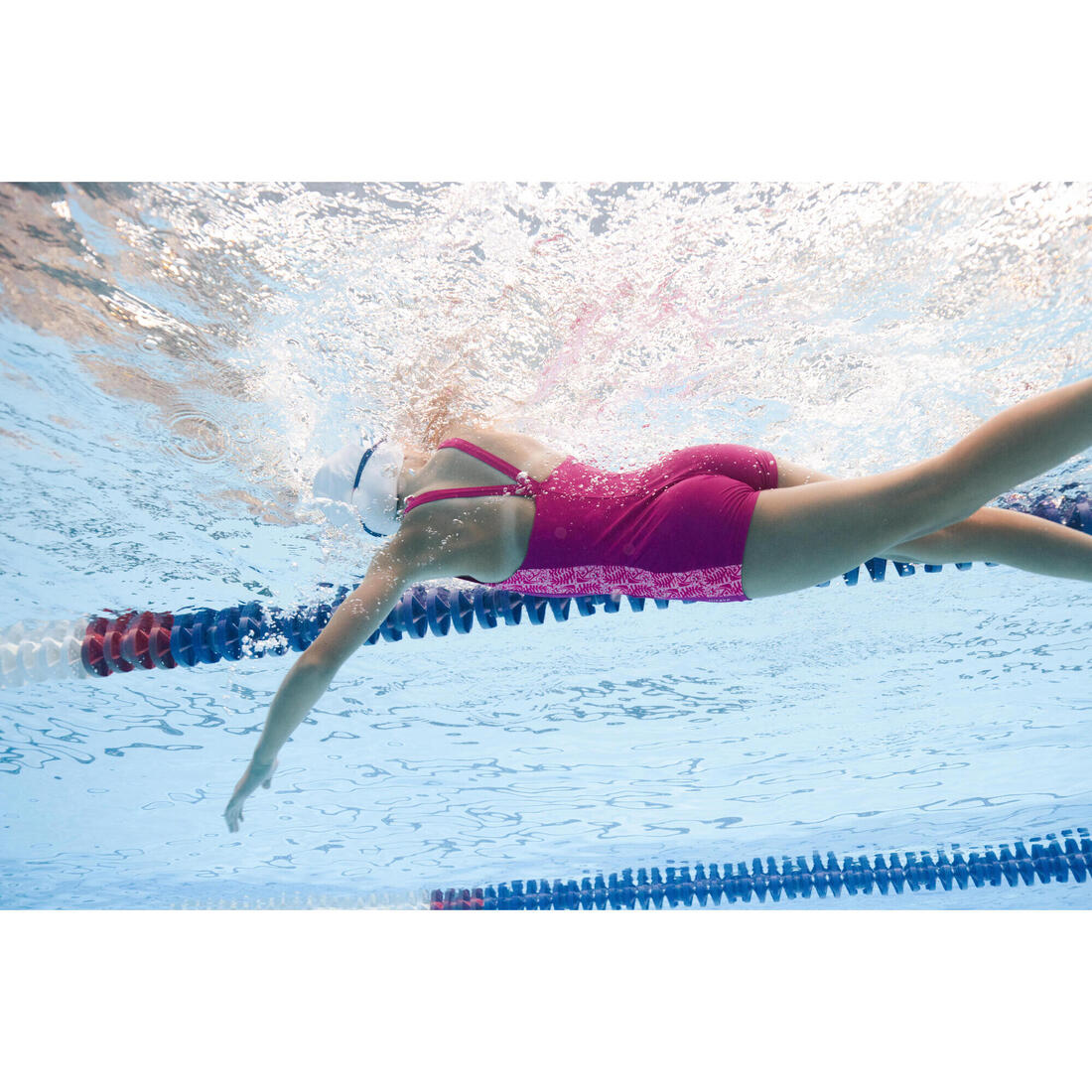Maillot de bain 1 pièce shorty natation Fille ado