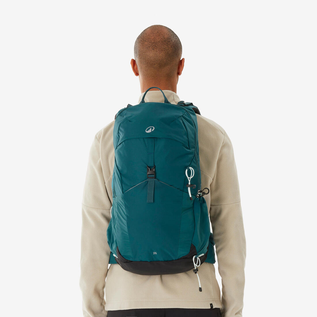 Sac à dos de randonnée ventilé 25L, MH500 khaki