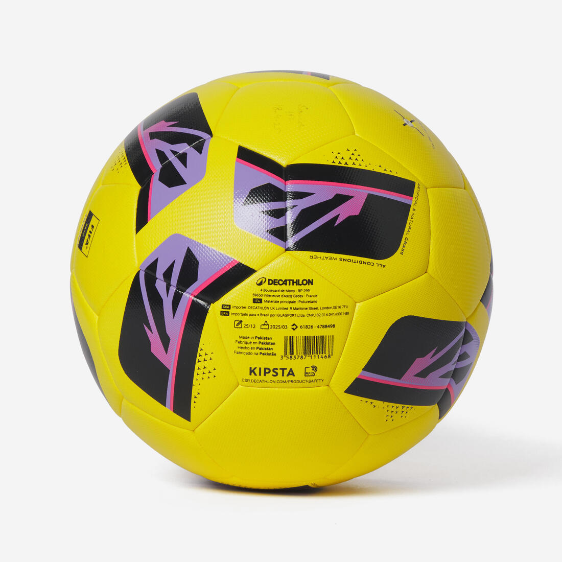 Ballon de football Hybride FIFA BASIC CLUB BALL taille 5