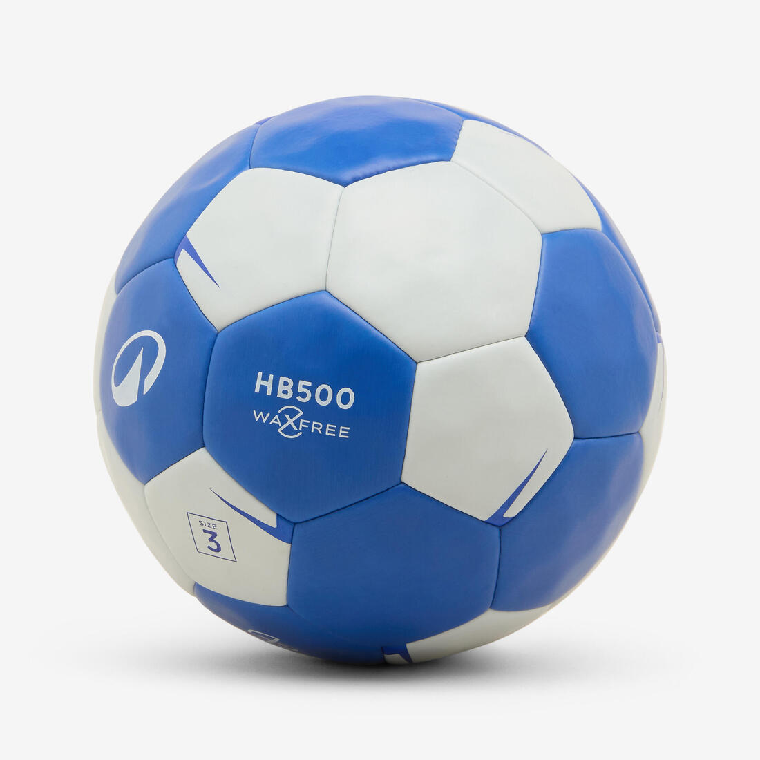 Ballon de handball sans résine taille 3 - Waxfree V2 bleu / blanc