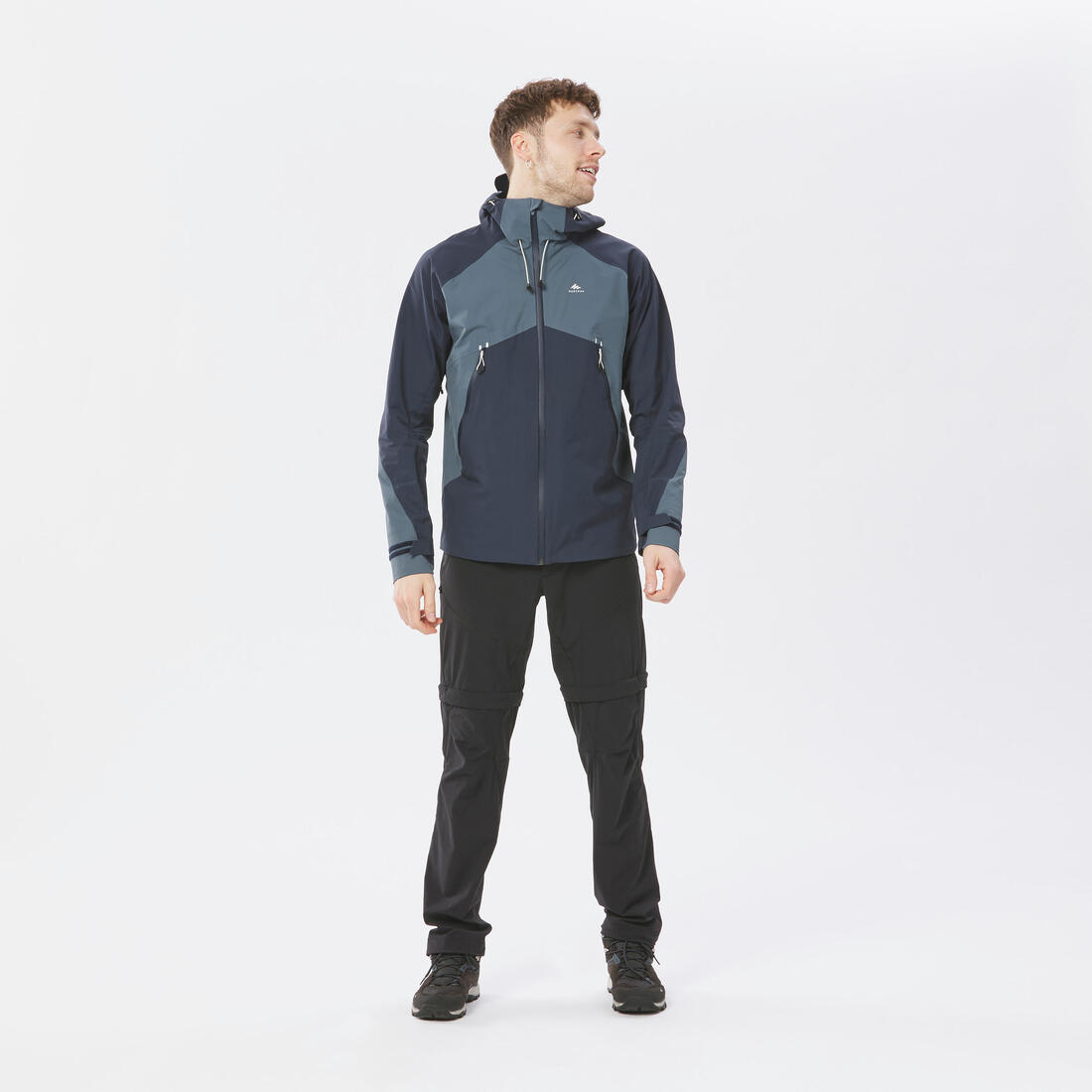 Veste légère imperméable de randonnée - mh500 - homme