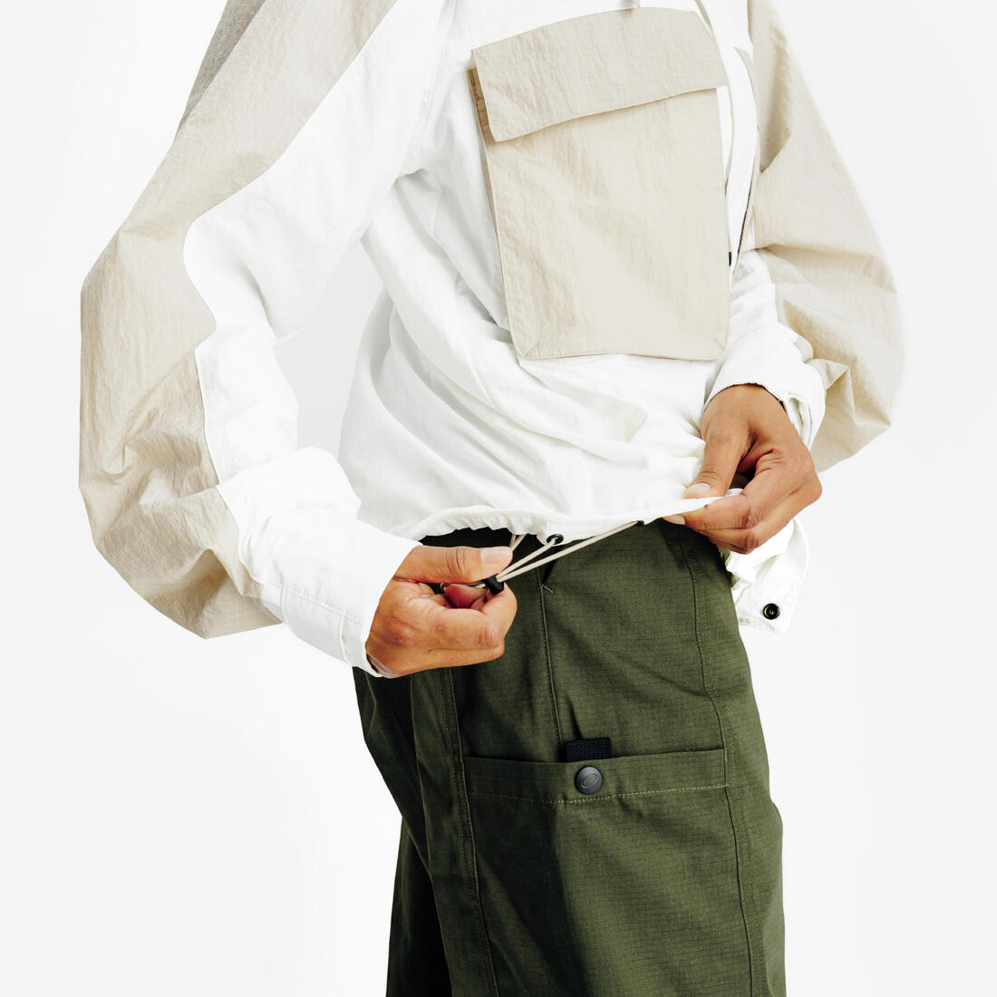 Veste crop femme, Lifetech, blanc et