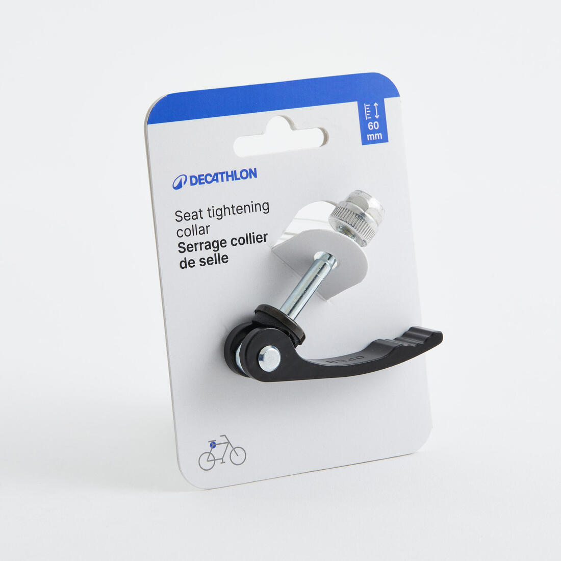 Serrage rapide (quick release) pour collier de selle 50 à 60 mm