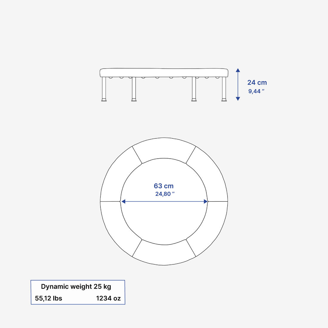 Mini trampoline enfant