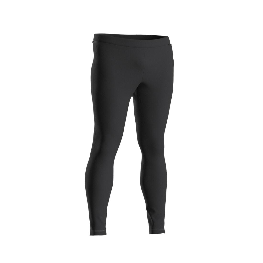 Collant chaud de running Homme - KIPRUN Run 100 Warm Noir