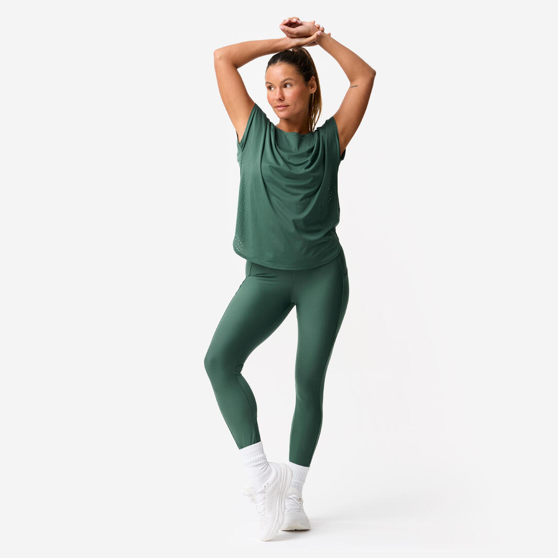 Legging de sport respirant avec poche de téléphone femme