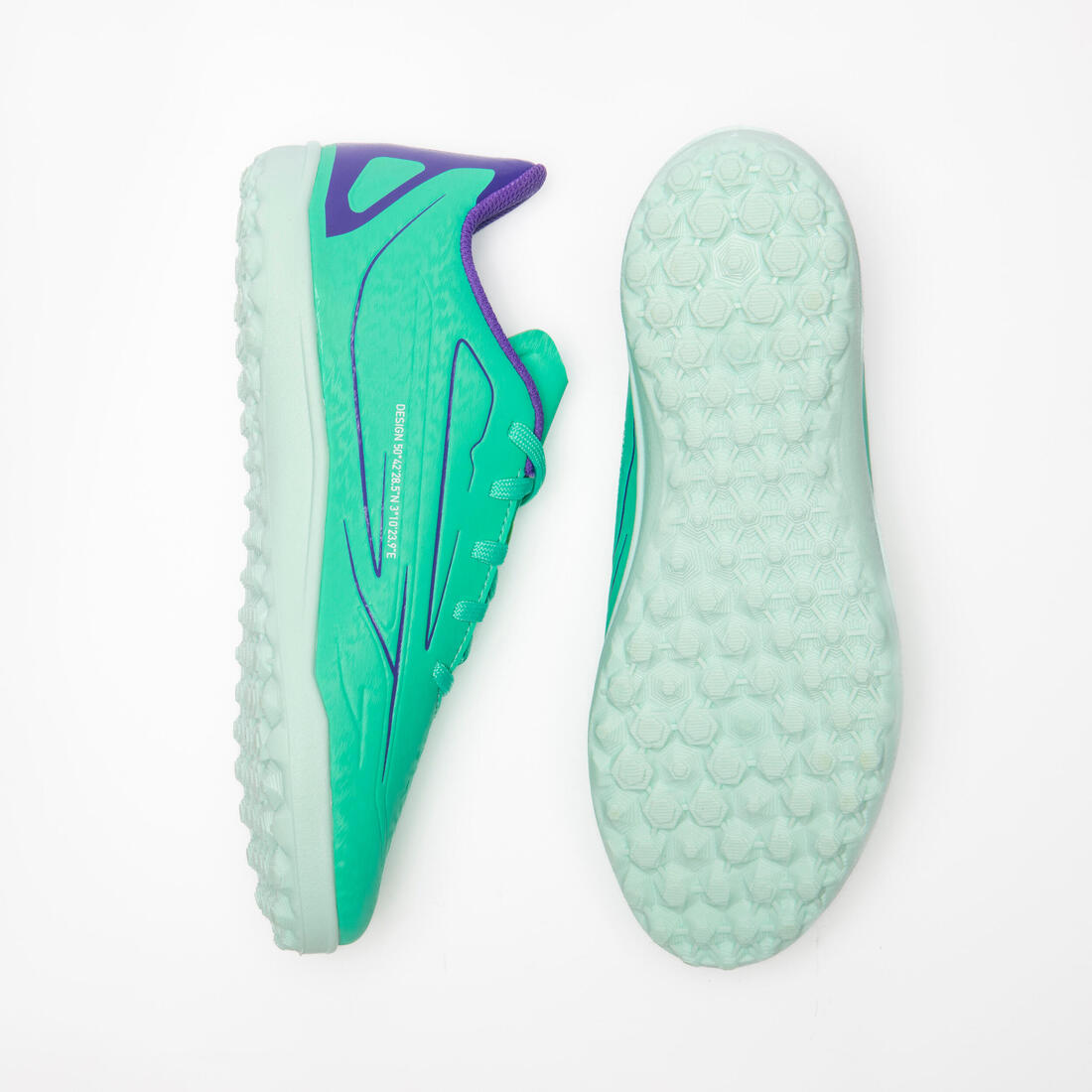 CHAUSSURES DE FOOTBALL ENFANT A LACETS 160 JR TURF .TF
