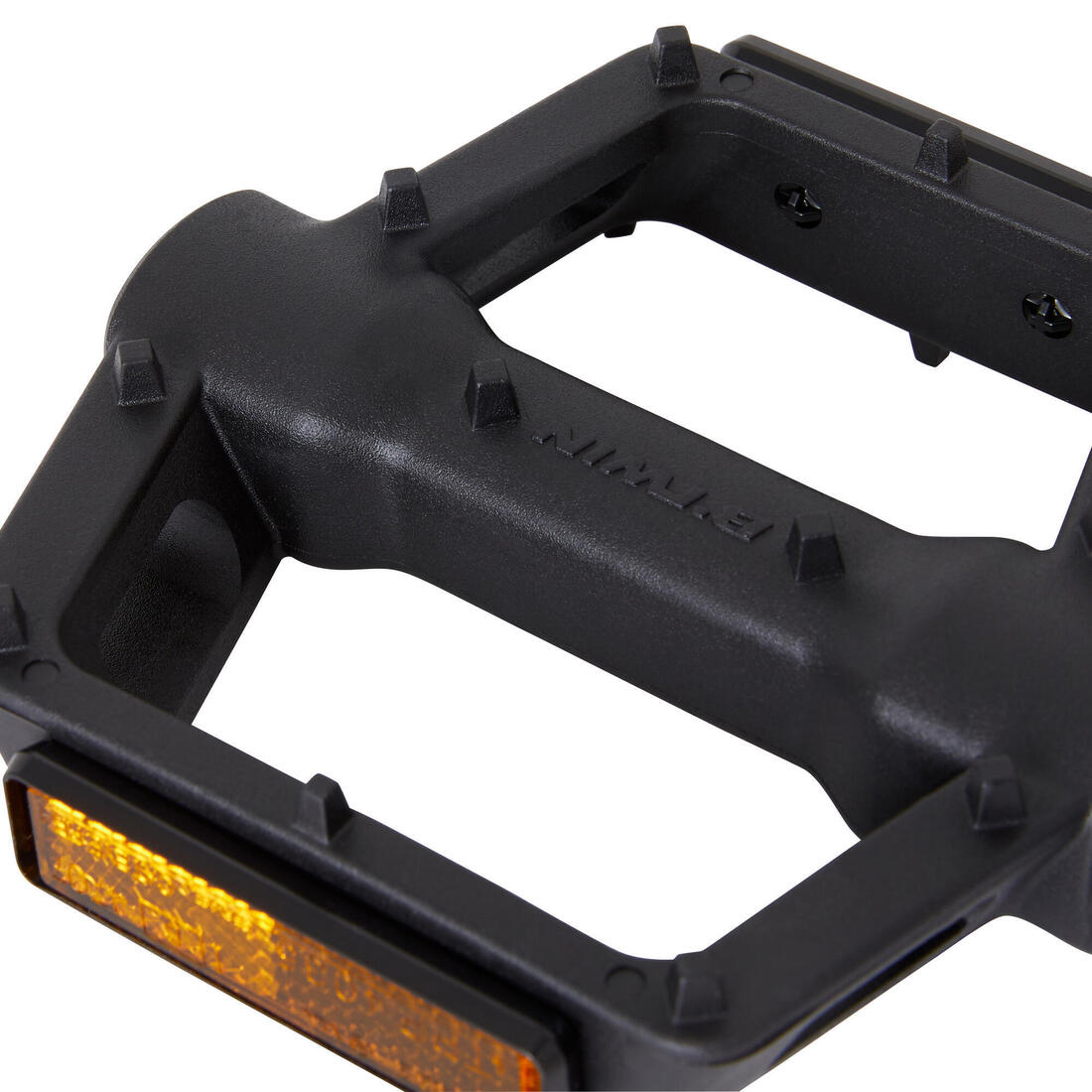 Pédales plates vélo VTT 520 grip noire